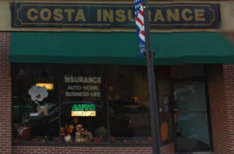 Costa Insurance storefront in Fall River