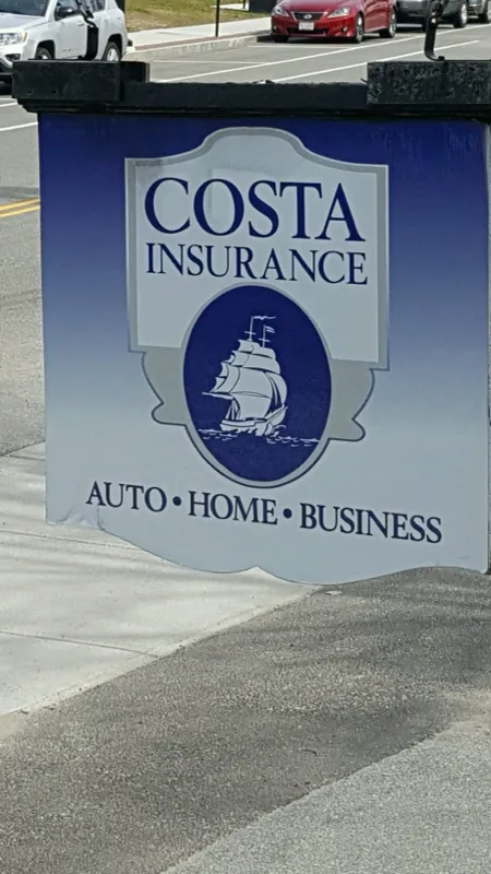 Costa Insurance sign in Plymouth: Auto, Home, Business