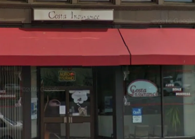 Costa Insurance storefront in Taunton